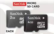 SanDisk 2GB Micro SD Card-each