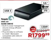 Seagate USB 3.0 Hard Drive