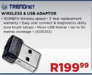 Trendnet Wireless & USB Adaptor
