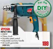 Ryobi Impact Drill 10mm-550W