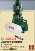 Bosch Screwdriver Dispenser-25 Piece Set