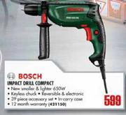 Bosch Impact Drill Compact-650W
