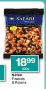 Safari Peanuts & Raisins-500g