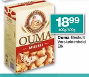 Ouma Beskuit Verskeidenheid Elk-400g/500g