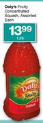 Dairy's Fruity Concentrate Squash, Assorted Each-1.25 Ltr