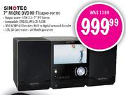 Sinotec 7" Micro DVD Hi-Fi (MDHF-F91TF)