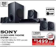 Sony 5.1 DVD Home Theatre System (DAV-TZ135)