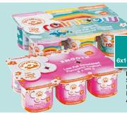 DairyBelle Smooth/Rainbow Kids Yogurt-6x100gm