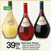 Robertson Winery Natural Sweet Red-1.5Ltr-Each