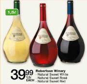 Robertson Winery Natural Sweet Rose-1.5Ltr-Each