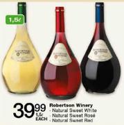 Robertson Winery Natural Sweet Rose-1.5Ltr-Each