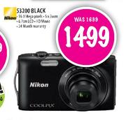 Nikon S3200 Black