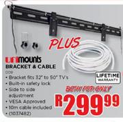 Unimounts Bracket & Cable (OC9)