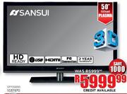 Sansui 50" (127cm) Plasma TV (STY00250)