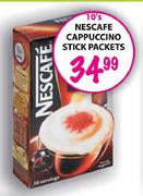 Nescafe Cappuccino stick Packets-10's
