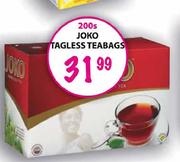 Joko Tagless Tea Bags-200's