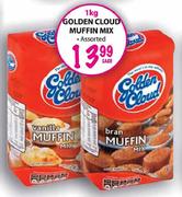 Golden Cloud Muffin Mix-1kg Each