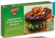 Fry's Traditional Vegetarian Burgers-320g