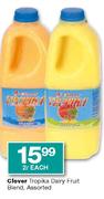 Clover Tropika Dairy Fruit Blend Assorted-2ltr