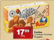 Festive Crumbed Chicken Nuggets-300g