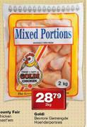 Goldi Bevrore Gemengde Hoenderporsies-2Kg