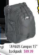 Targus Campus 15" Backpack