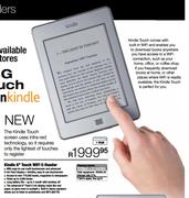 Kindle 6" Touch WiFi E-Reader