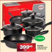 Prochef Cast Aluminium Cookware Set-7 Piece Per Set