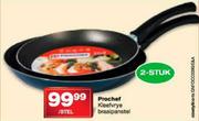 Prochef Kleefvrye Braaipanstel-2 Stuk Per Stel