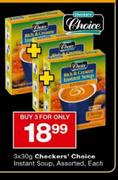 Checker's Choice Instant Soup-3*30g 