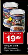 All Gold mediterranean Style Tomato Mix-410g