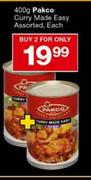 Packo Curry Made Easy-400g