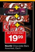 Nestle Chocolate Bars-5's
