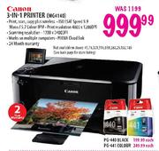 Canon 3-in-1 Printer(MG4140)