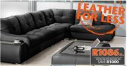 Matrix 5 Piece Leather Uppers Lounge Suite