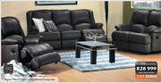 Brando 3 Piece 5 Action Leather Recliner Suite