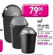 Lift-Up Bin-50 Ltr each