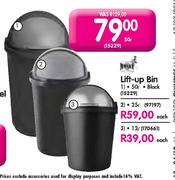Lift-Up Bin-12 Ltr each