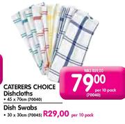 Caterers Choice Dishcloths-per 10 pack