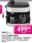 Salton 3-in-1 Coffee Maker (SECM-21)