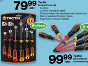 Tactix Screwdriver Set-6 Piece Per Set