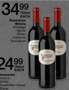 Robertson Winery Cabernet Sauvignon-750ml Each