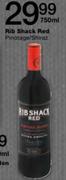 Rib Shack Red Pinotage/Shiraz-750ml