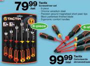 Tactix Screwdriver Set-6 Piece Per Set