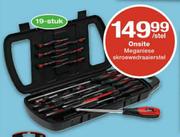 Onsite Meganiese Skroewedraaierstel-19 Stuk Per Stel