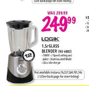 Logik Glass Blender-1.5L