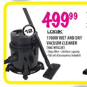 Logik Wet And Dry Vacuum Cleaner-1700W