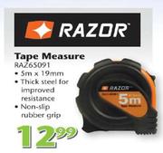 Razor Tape Measure-5m x 19mm