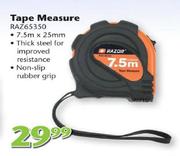 Razor Tape Measure-7.5m x 25mm