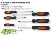 Screwdriver Set-7 Piece Per Set
